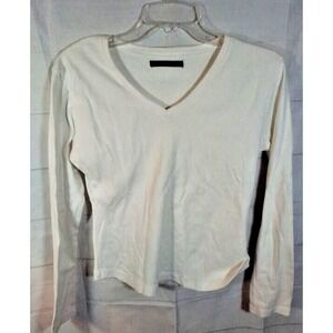 Dunnes Stores White Long Sleeve T shirt Women's‎ Size 14-16